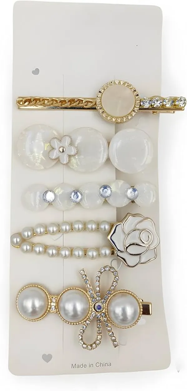 Pack_of_5_Pearl_&_Crystal_Hair_Clip_Set
