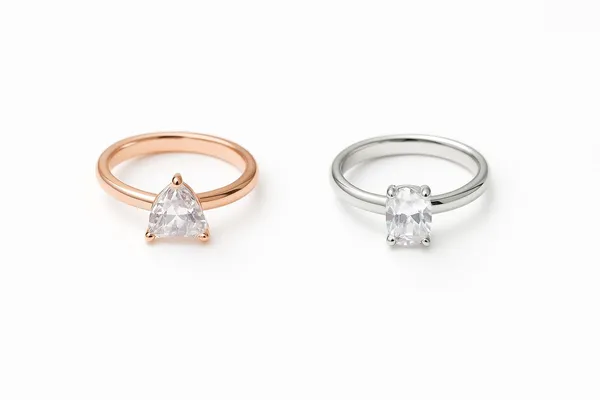 Elegant_Solitaire_Rings_Set_Rose_Gold_&_Silver_Finish_|_Trillion_&_Oval_Cut_Zirconia_Stones_|_Adjustable_Size_for_Women
