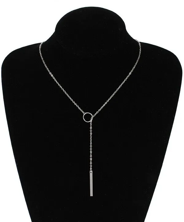 Silver&Blue_Alloy_Pendant_Set_For_Women