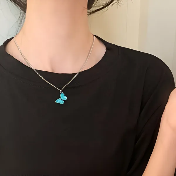 Silver&Blue_Alloy_Pendant_Set_For_Women