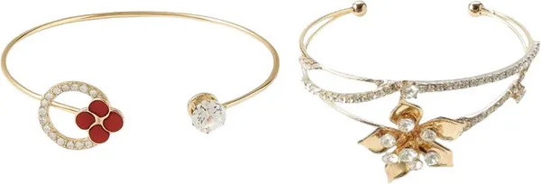 Multicolor_Alloy_Bangle_Bracelet_For_Women