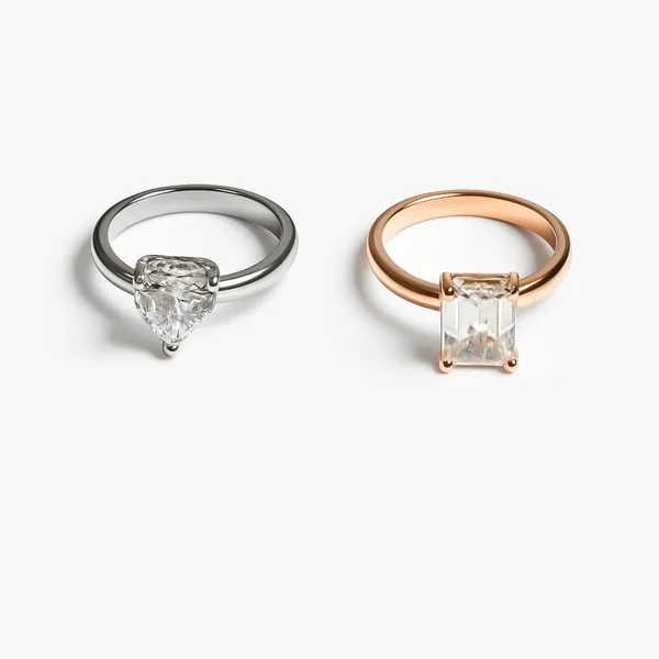 Premium_Solitaire_Couple_Ring_Set_Heart_Cut_&_Emerald_Cut_Stone_Rings