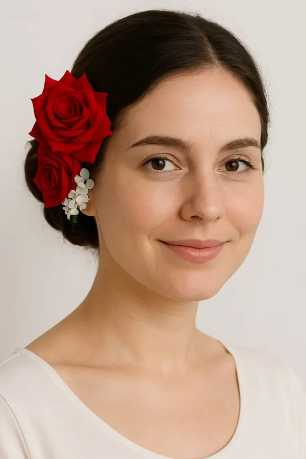 Red_Rose_&_White_Jasmine_Artificial_Floral_Gajra_/_Hair_Accessory