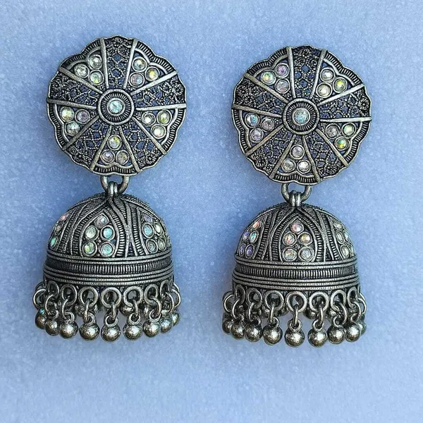 Silver_Alloy_Jhumki_Earring_For_Women
