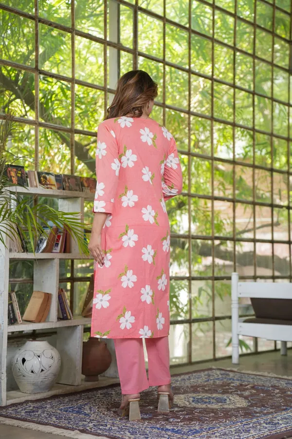 Baby_Pink_Flower_Printed_Kurta,_Pant_&_Dupatta_For_Women_&_Girls