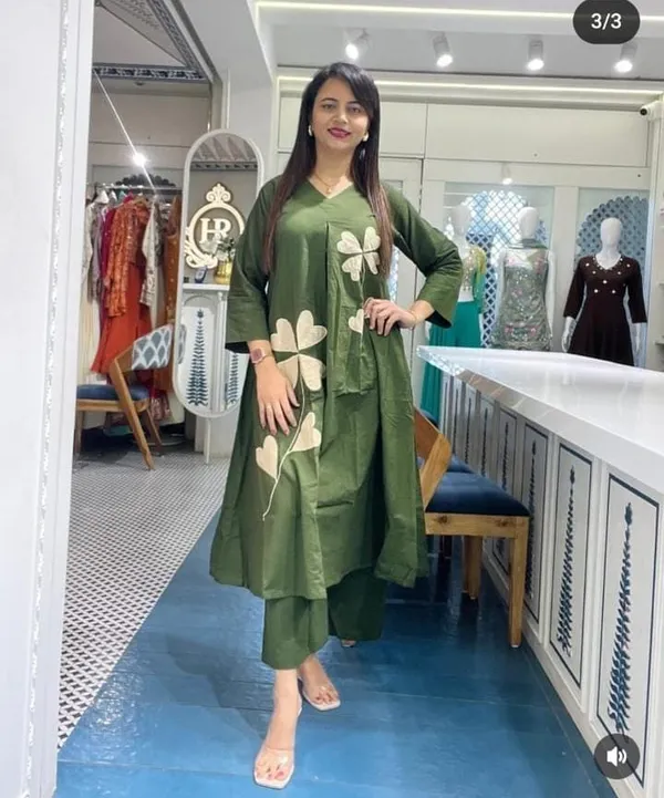 Green_Patch_Work_Co-Ord_Set_For_Women