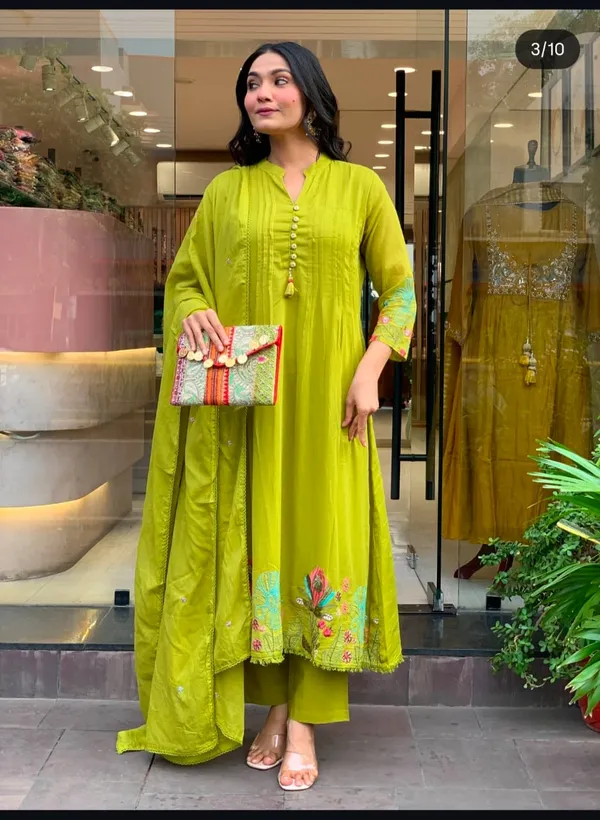GREEN_PRINTEX_NEW_EMBORIDERY_KURTI_WITH_PANT_AND_DUPPTA_SAT_