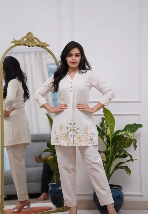 Off-White_Embroidery_Co-Ord_Set_For_Women