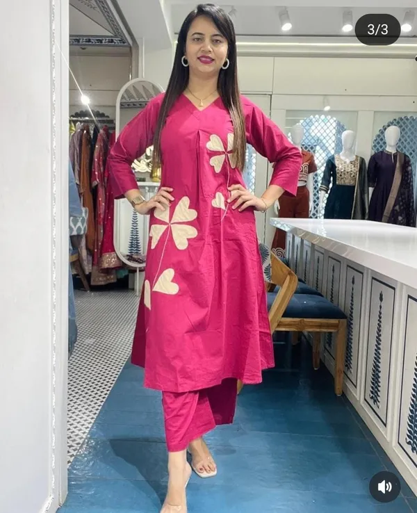 Pink_Patch_Work_Co-Ord_Set_For_Women
