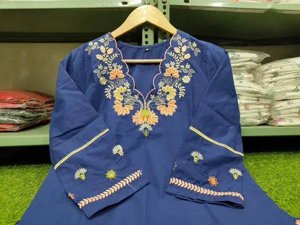 ROYAL_BLUE_FANCY_V_NECK_EMBORIDERY_CORD_SAT_