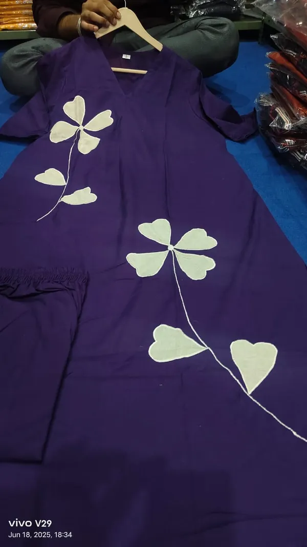 Blue_Patch_Work_Co-Ord_Set_For_Women