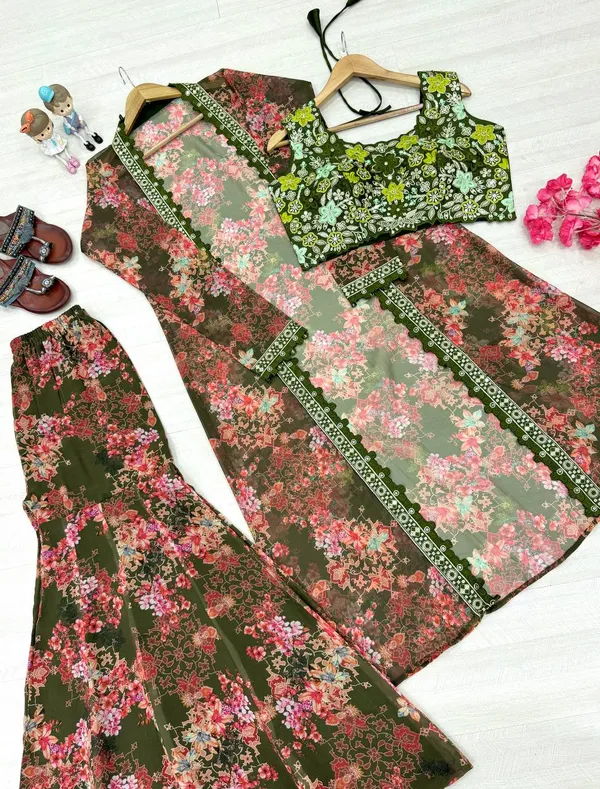 Launching_New__Bollywood_Indo_Western_Koti_Plazo_&_Blouse_Collection