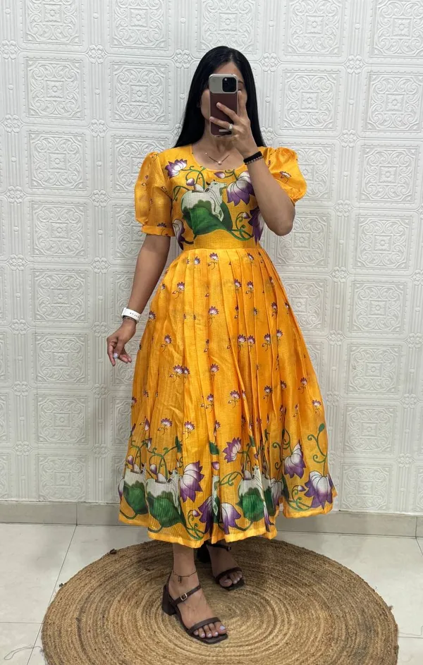 NEW_DESIGNER_COW_PRINTED_DRESS_WITH_GORGEOUS_LOOK
