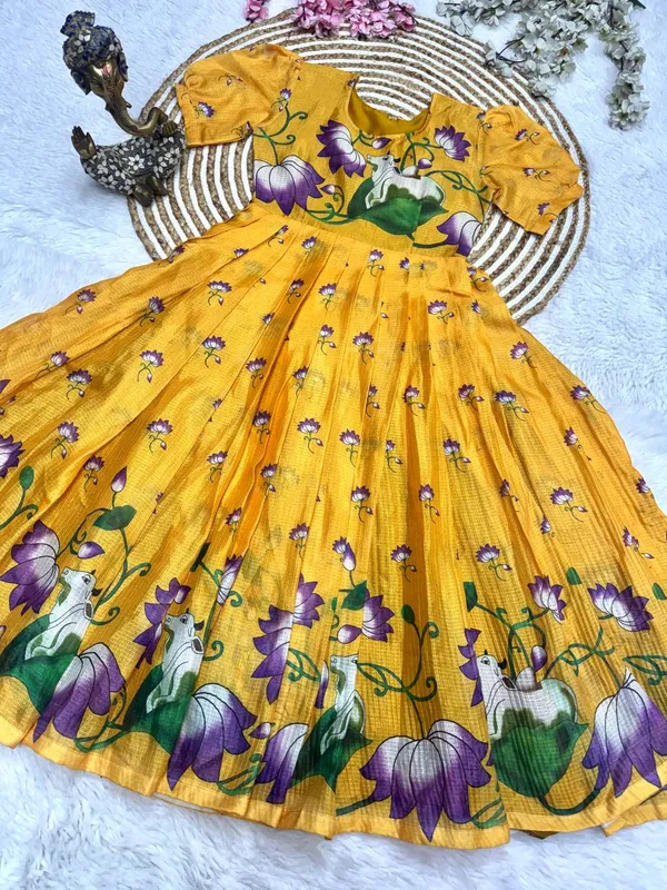 NEW_DESIGNER_COW_PRINTED_DRESS_WITH_GORGEOUS_LOOK