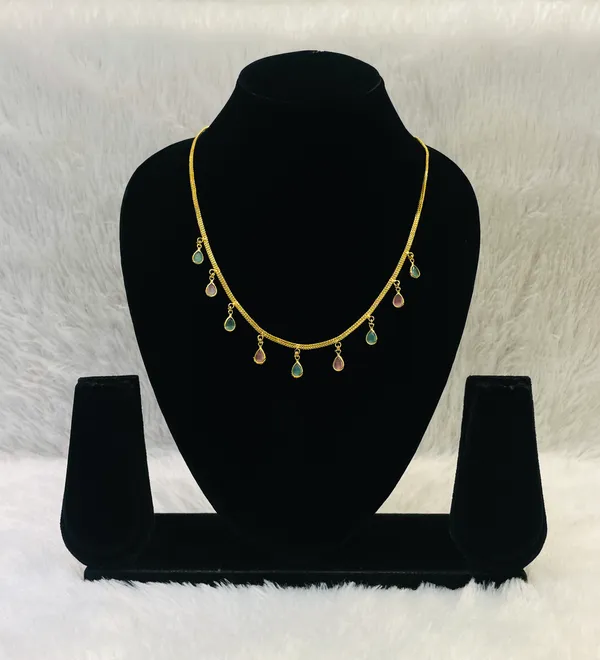 The_Pastel_Teardrop_Dainty_Chain-_everyday_elegance_with_Yuvaari