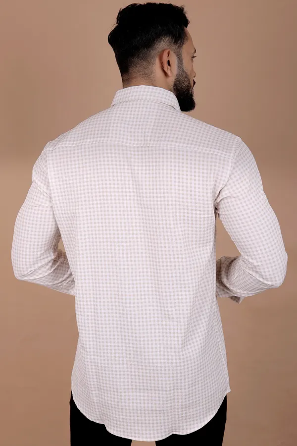 Brown_&_White_Cotton_Blend_Full_Sleeve_Checkered_Shirt_For_Men