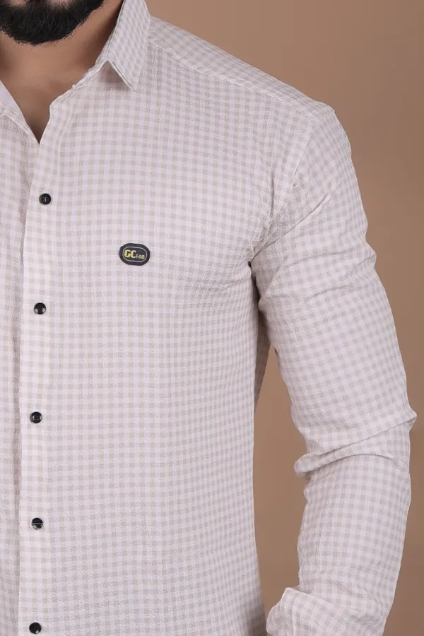 Brown_&_White_Cotton_Blend_Full_Sleeve_Checkered_Shirt_For_Men