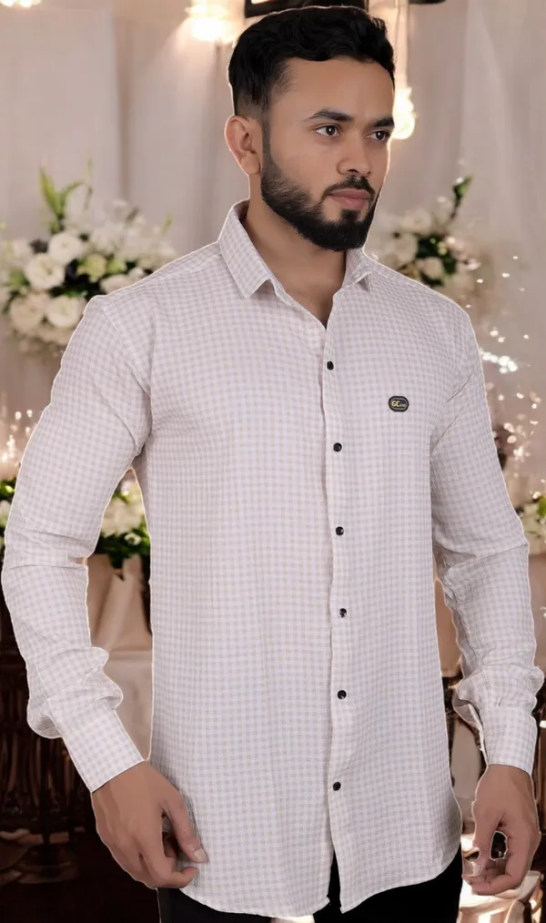 Brown_Cotton_Blend_Full_Sleeve_Self_Design_Shirt_For_Men
