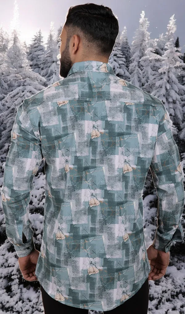 Dark_Green_Cotton_Blend_Full_Sleeve_Checkered_Shirt_For_Men
