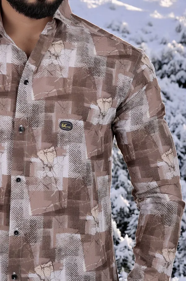 Brown_Cotton_Blend_Full_Sleeve_Checkered_Shirt_For_Men
