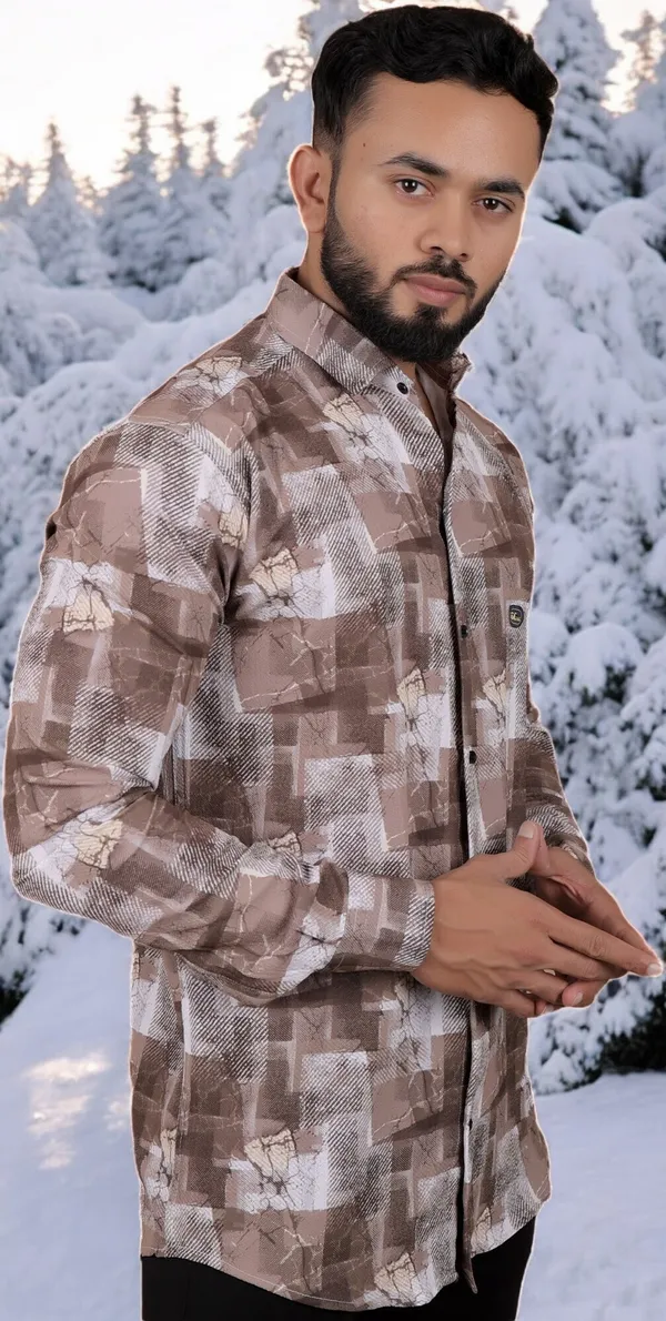 Brown_Cotton_Blend_Full_Sleeve_Checkered_Shirt_For_Men