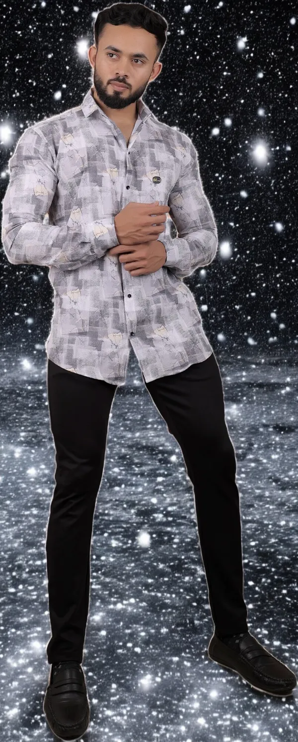 Grey_Cotton_Blend_Full_Sleeve_Checkered_Shirt_For_Men