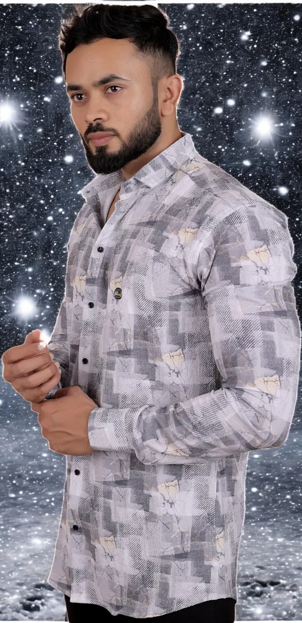 Grey_Cotton_Blend_Full_Sleeve_Checkered_Shirt_For_Men