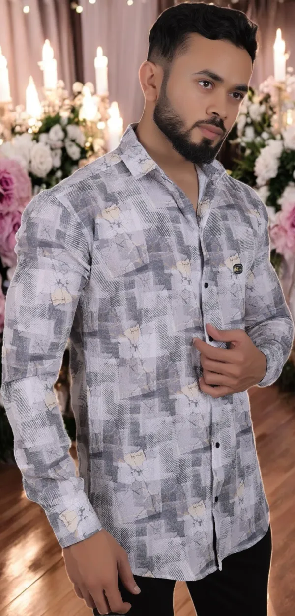 Grey_Cotton_Blend_Full_Sleeve_Self_Design_Shirt_For_Men