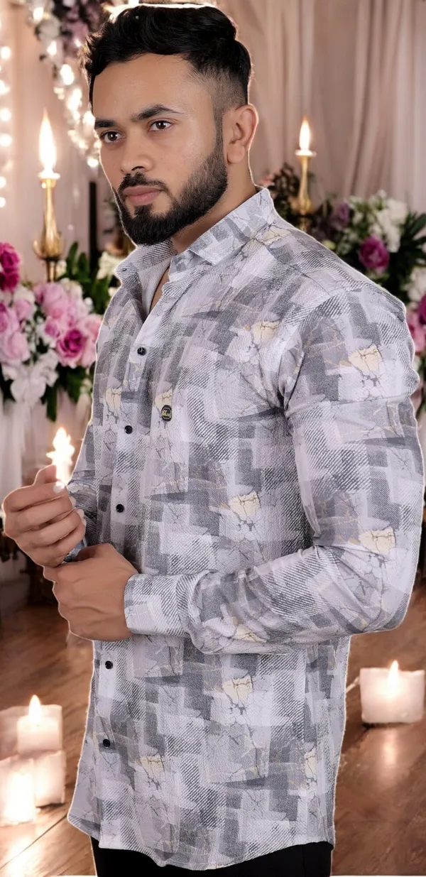 Grey_Cotton_Blend_Full_Sleeve_Self_Design_Shirt_For_Men