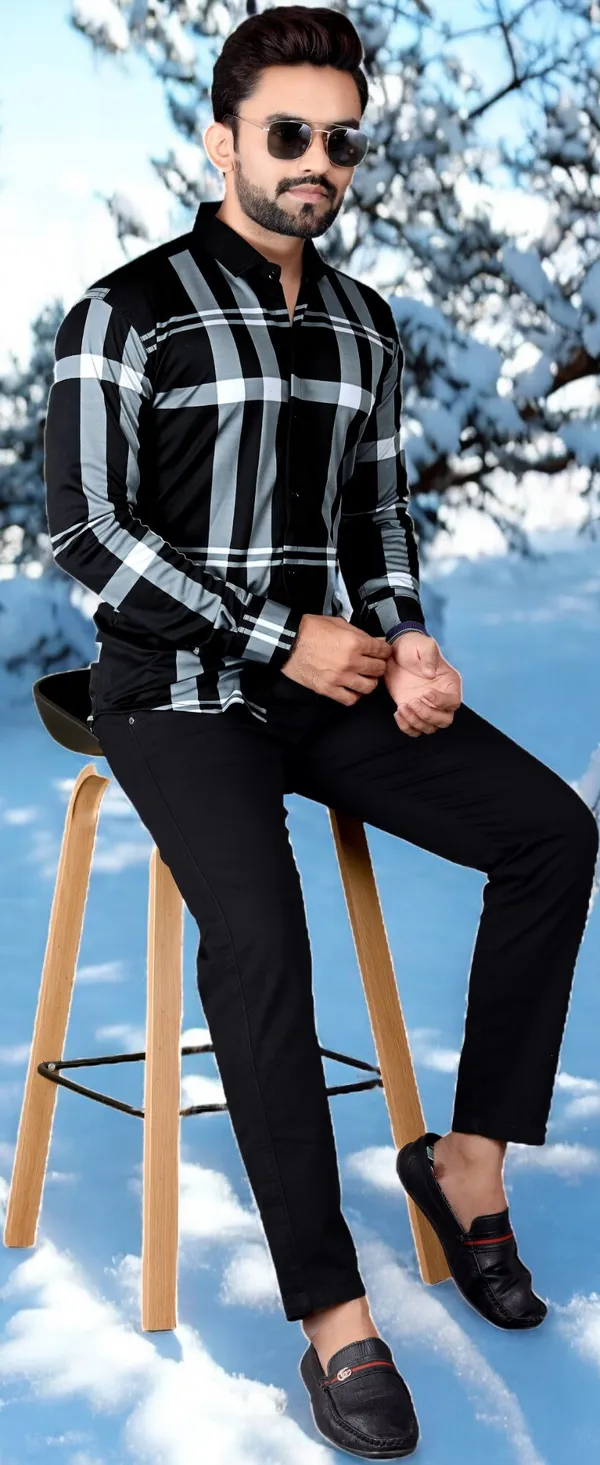 Black_Lycra_Blend_Full_Sleeve_Printed_Shirt_For_Men