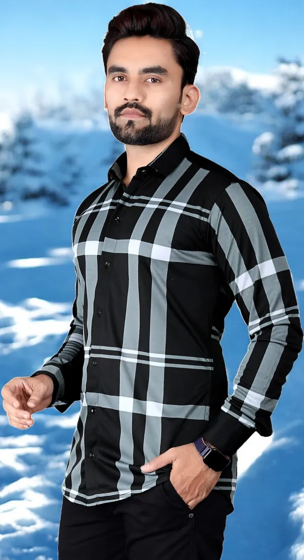 Black_Lycra_Blend_Full_Sleeve_Printed_Shirt_For_Men