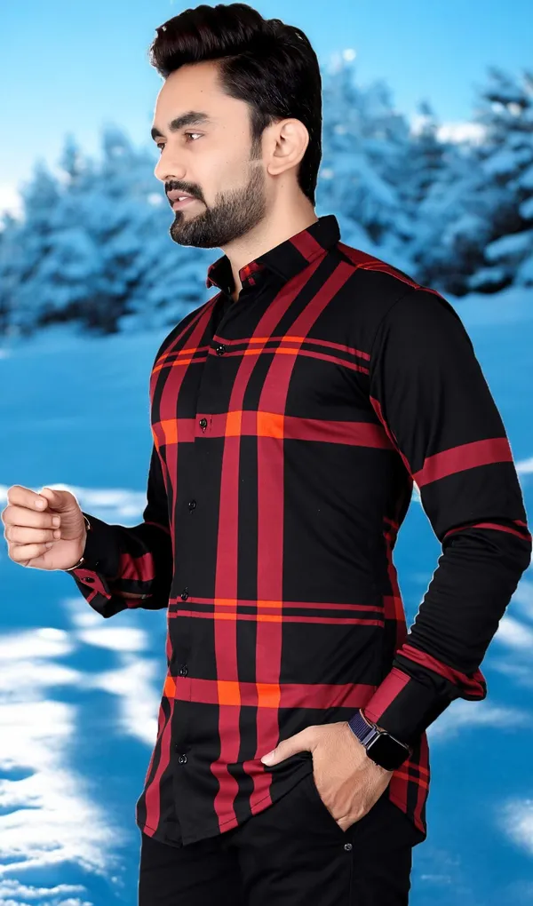 Red_&_Black_Lycra_Blend_Full_Sleeve_Printed_Shirt_For_Men