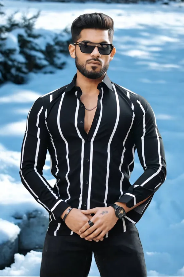 Black_Lycra_Blend_Full_Sleeve_Printed_Shirt_For_Men