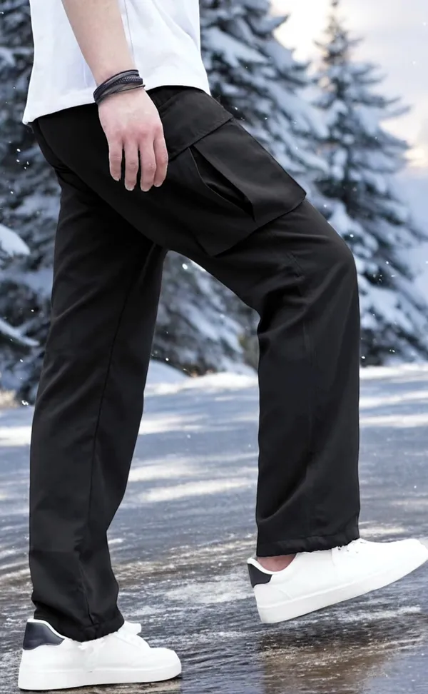 Black_Pure_Cotton_Solid_Casual_Trousers_For_Men