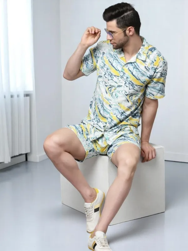 Multicolor_Cotton_Self_Design_Night_Suit_Set_For_Men