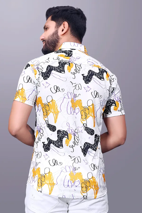 Multicolor_Cotton_Lycra_Half_Sleeve_Printed_Shirt_For_Men