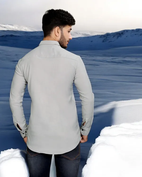 Grey_Cotton_Blend_Full_Sleeve_Solid_Shirt_For_Men