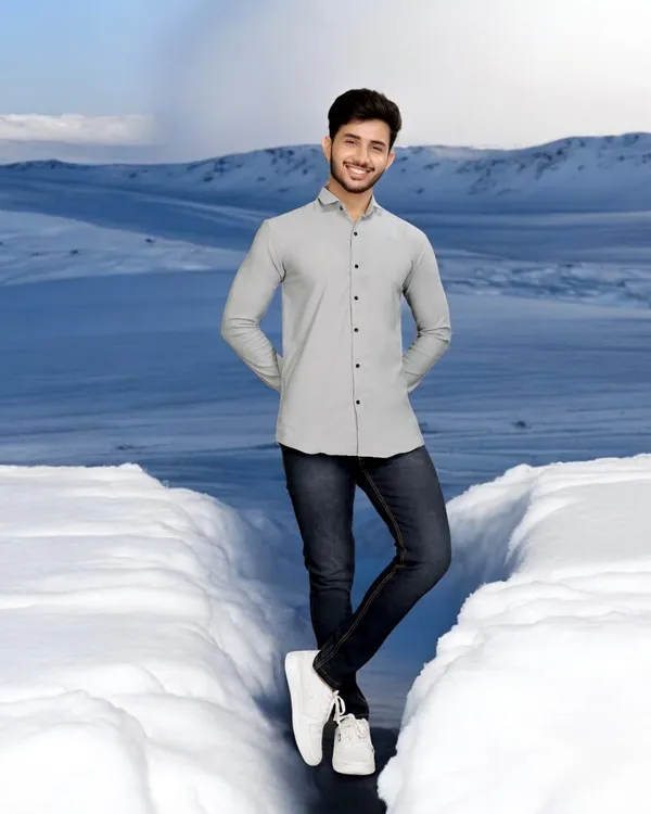 Grey_Cotton_Blend_Full_Sleeve_Solid_Shirt_For_Men