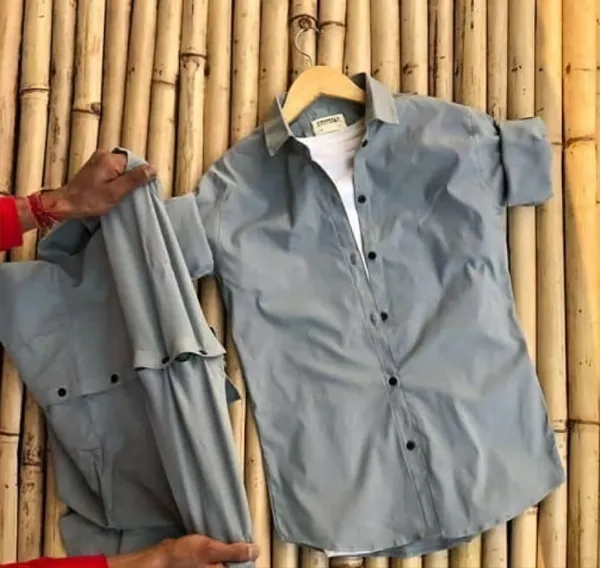 Grey_Cotton_Blend_Full_Sleeve_Solid_Shirt_For_Men
