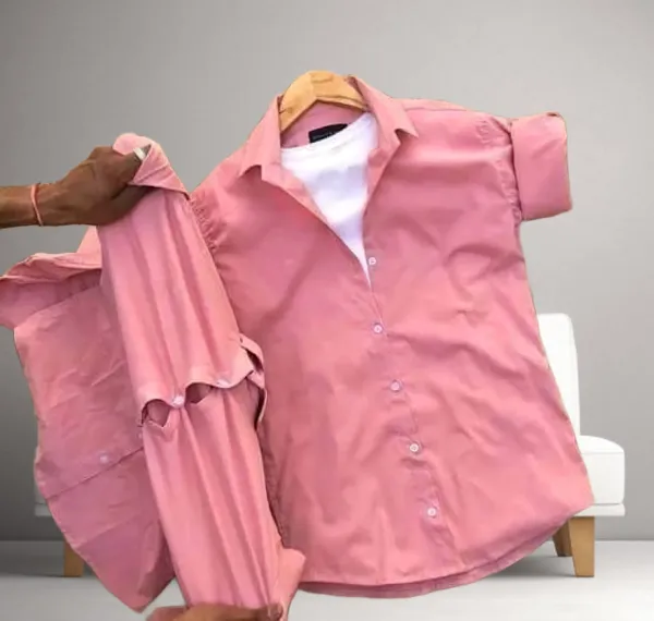 Pink_Cotton_Blend_Full_Sleeve_Solid_Shirt_For_Men
