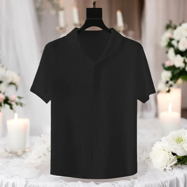 Black_Polycotton_Self_Design_Night_Suit_Set_For_Men