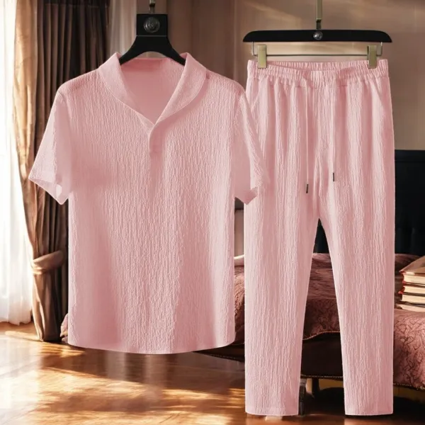 Pink_Polycotton_Solid_Track_Suit_Pant_For_Men