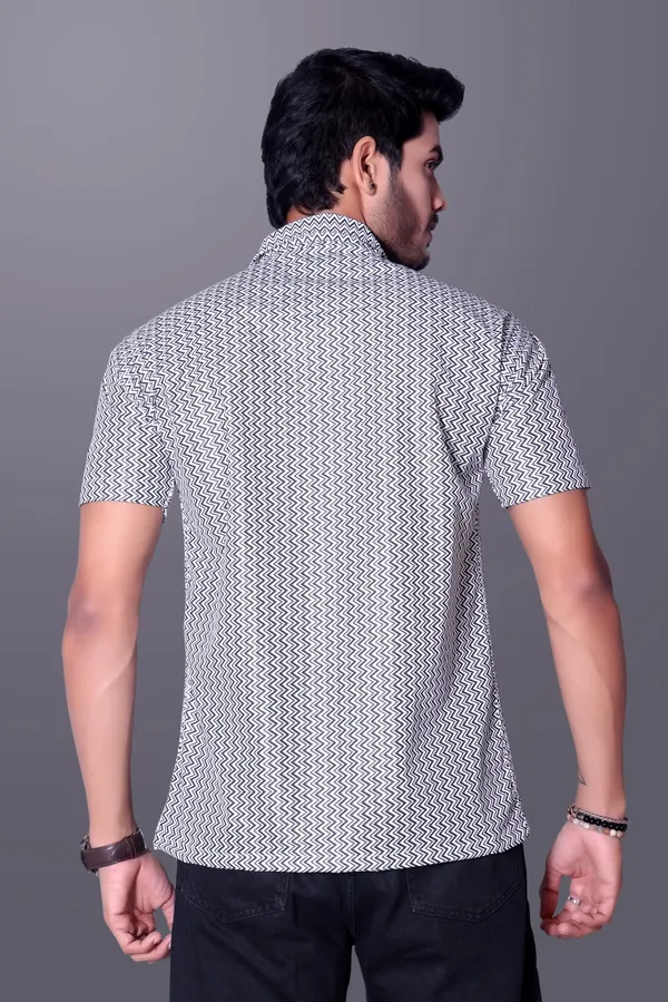 Multicolor_Polycotton_Half_Sleeve_Self_Design_Shirt_For_Men