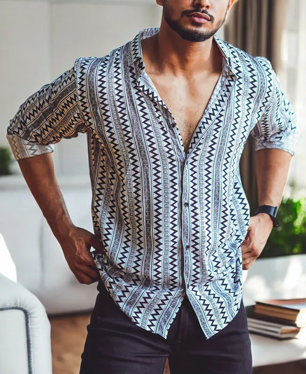 Black_Lycra_Blend_Full_Sleeve_Printed_Shirt_For_Men