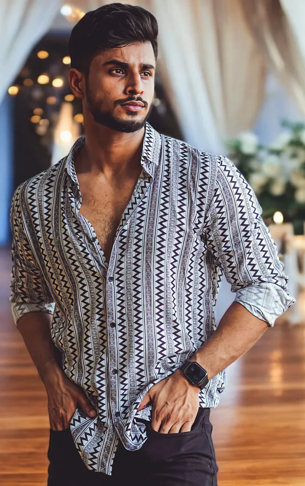 Black_Lycra_Blend_Full_Sleeve_Printed_Shirt_For_Men