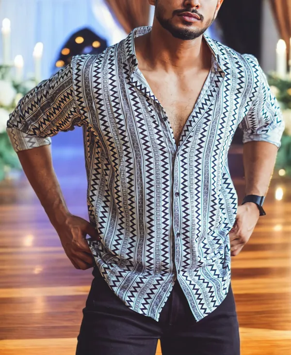 Black_Lycra_Blend_Full_Sleeve_Printed_Shirt_For_Men