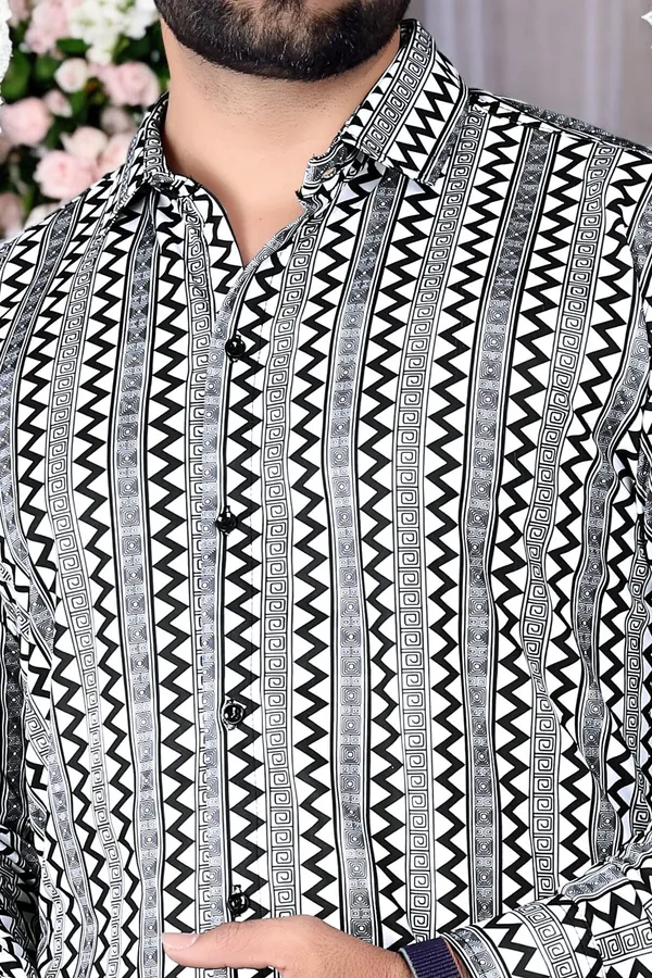 Black_Lycra_Blend_Full_Sleeve_Printed_Shirt_For_Men