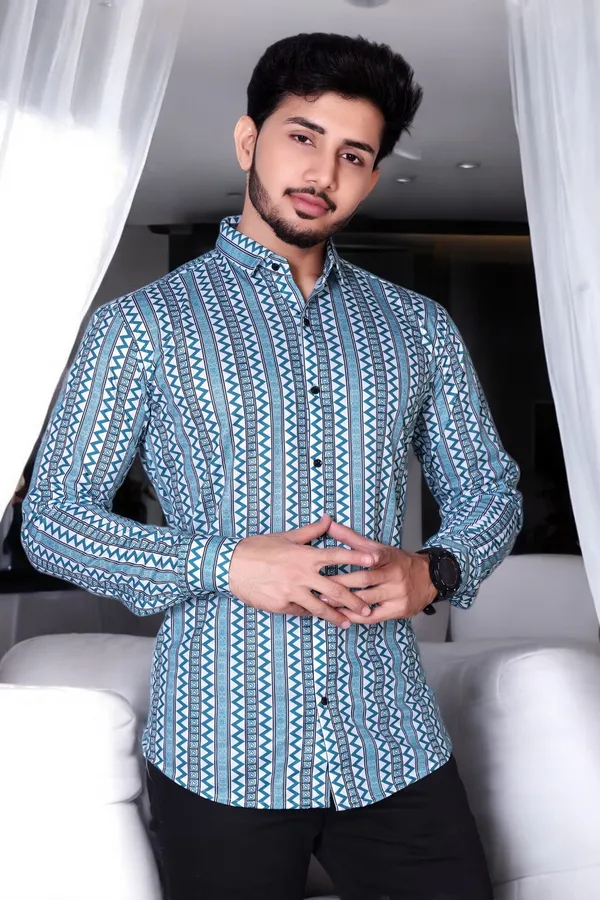 Multicolor_Lycra_Blend_Full_Sleeve_Printed_Shirt_For_Men