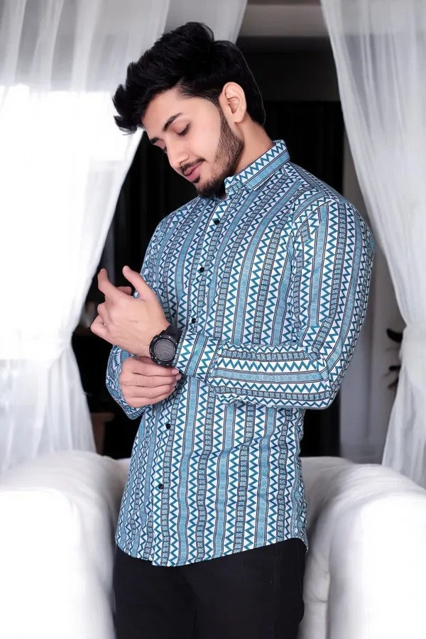 Multicolor_Lycra_Blend_Full_Sleeve_Printed_Shirt_For_Men