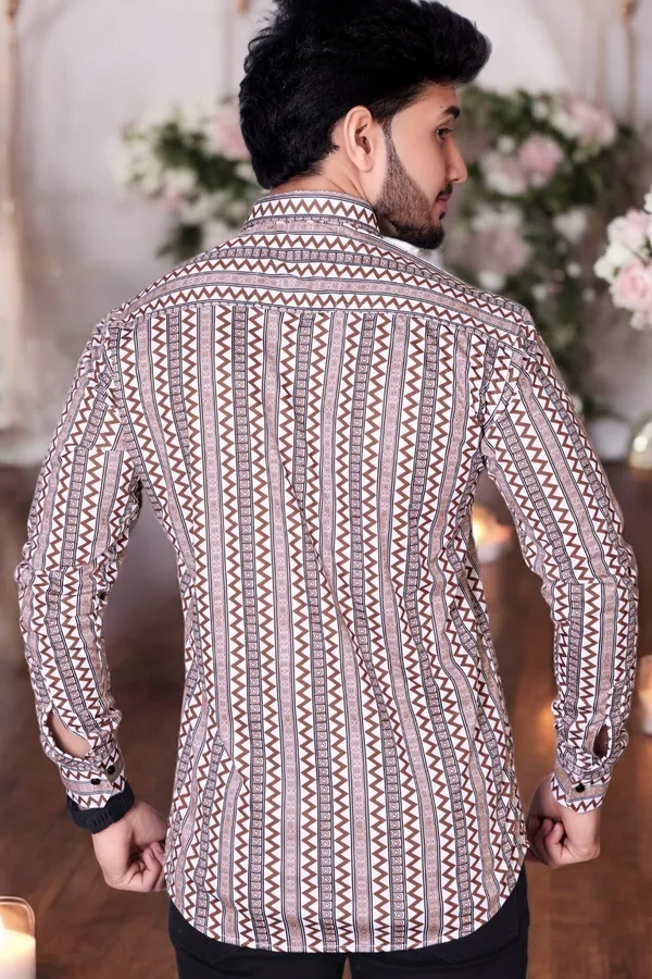 Brown_Lycra_Blend_Full_Sleeve_Printed_Shirt_For_Men